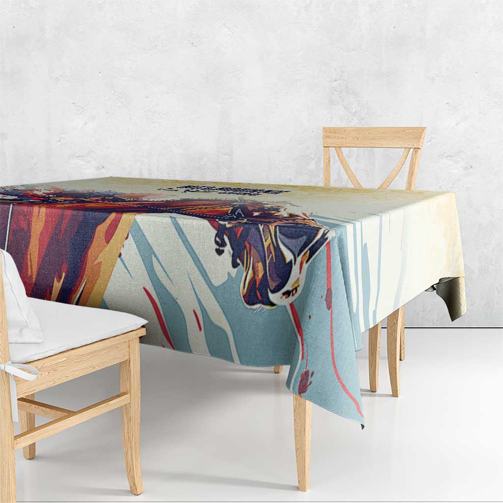 Melbourne Horse Racing Tablecloth Yellow Rose Champion - Wonder Print Shop