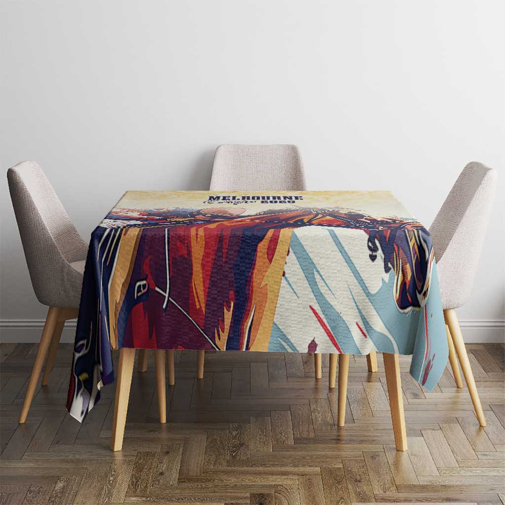 Melbourne Horse Racing Tablecloth Yellow Rose Champion - Wonder Print Shop