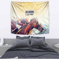 Melbourne Horse Racing Tapestry Yellow Rose Champion - Wonder Print Shop