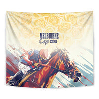 Melbourne Horse Racing Tapestry Yellow Rose Champion - Wonder Print Shop
