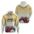 Melbourne Horse Racing Zip Hoodie Yellow Rose Champion - Wonder Print Shop