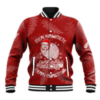 New Zealand Christmas Baseball Jacket Silver Fern Mix Kiwi Bird Ver01 LT7 - Wonder Print Shop