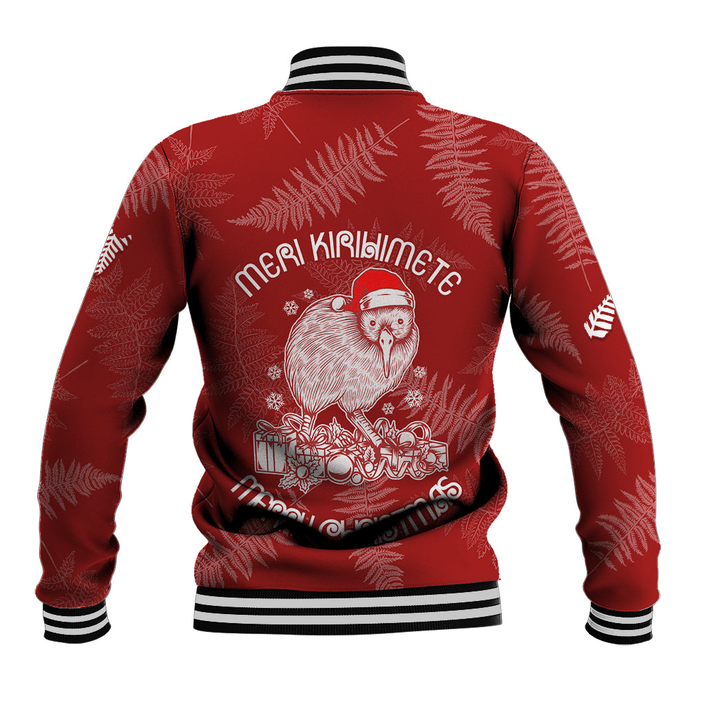 New Zealand Christmas Baseball Jacket Silver Fern Mix Kiwi Bird Ver01 LT7 - Wonder Print Shop