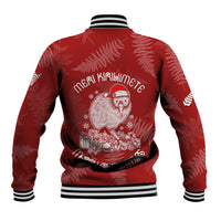 New Zealand Christmas Baseball Jacket Silver Fern Mix Kiwi Bird Ver01 LT7 - Wonder Print Shop