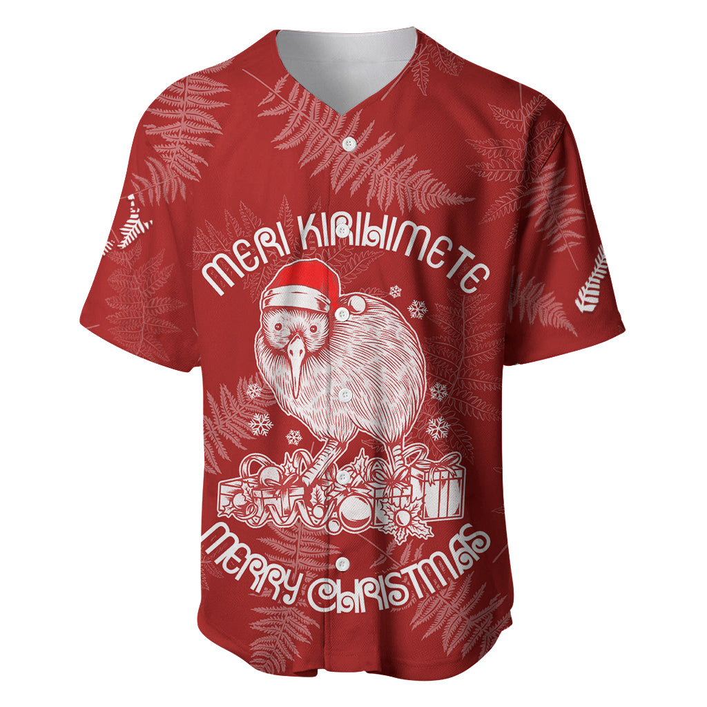 New Zealand Christmas Baseball Jersey Silver Fern Mix Kiwi Bird Ver01 LT7 - Wonder Print Shop