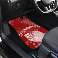 New Zealand Christmas Car Mats Silver Fern Mix Kiwi Bird Ver01 LT7 - Wonder Print Shop