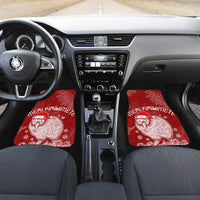 New Zealand Christmas Car Mats Silver Fern Mix Kiwi Bird Ver01 LT7 - Wonder Print Shop
