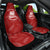 New Zealand Christmas Car Seat Cover Silver Fern Mix Kiwi Bird Ver01 LT7 - Wonder Print Shop
