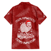 New Zealand Christmas Hawaiian Shirt Silver Fern Mix Kiwi Bird Ver01 - Wonder Print Shop