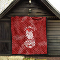 New Zealand Christmas Quilt Silver Fern Mix Kiwi Bird Ver01 - Wonder Print Shop