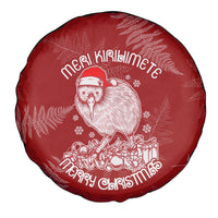 New Zealand Christmas Spare Tire Cover Silver Fern Mix Kiwi Bird Ver01 - Wonder Print Shop
