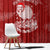 New Zealand Christmas Window Curtain Silver Fern Mix Kiwi Bird Ver01 - Wonder Print Shop