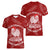 New Zealand Christmas Women V Neck T Shirt Silver Fern Mix Kiwi Bird Ver01 - Wonder Print Shop