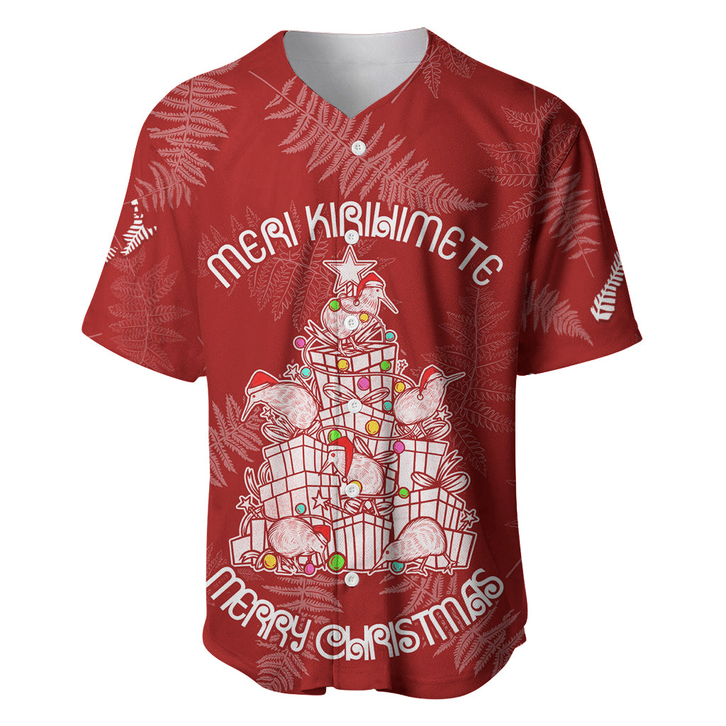 New Zealand Christmas Baseball Jersey Silver Fern Mix Kiwi Bird Ver02 LT7 - Wonder Print Shop