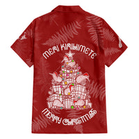 New Zealand Christmas Hawaiian Shirt Silver Fern Mix Kiwi Bird Ver02 - Wonder Print Shop
