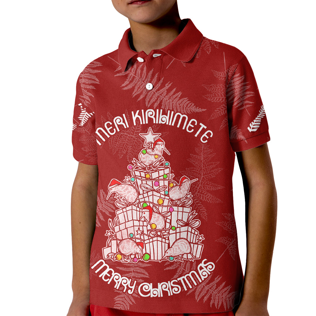 new-zealand-christmas-kid-polo-shirt-silver-fern-mix-kiwi-bird-ver02