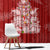 New Zealand Christmas Window Curtain Silver Fern Mix Kiwi Bird Ver02 - Wonder Print Shop