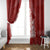 New Zealand Christmas Window Curtain Silver Fern Mix Kiwi Bird Ver02 - Wonder Print Shop