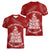 New Zealand Christmas Women V Neck T Shirt Silver Fern Mix Kiwi Bird Ver02 - Wonder Print Shop