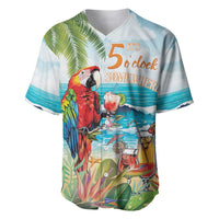Aloha Hawaii Christmas Baseball Jersey It's 5 o'clock Somewhere LT7 - Wonder Print Shop