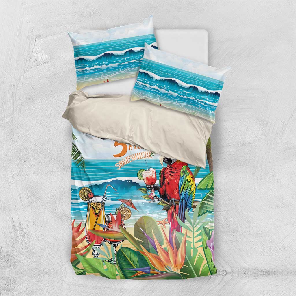 Aloha Hawaii Christmas Bedding Set It's 5 o'clock Somewhere LT7 - Wonder Print Shop