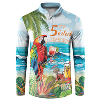 Aloha Hawaii Christmas Button Sweatshirt It's 5 o'clock Somewhere LT7 - Wonder Print Shop