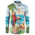 Aloha Hawaii Christmas Button Sweatshirt It's 5 o'clock Somewhere LT7 - Wonder Print Shop