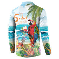 Aloha Hawaii Christmas Button Sweatshirt It's 5 o'clock Somewhere LT7 - Wonder Print Shop