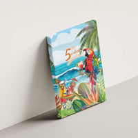 Aloha Hawaii Christmas Canvas Wall Art It's 5 o'clock Somewhere LT7 - Wonder Print Shop