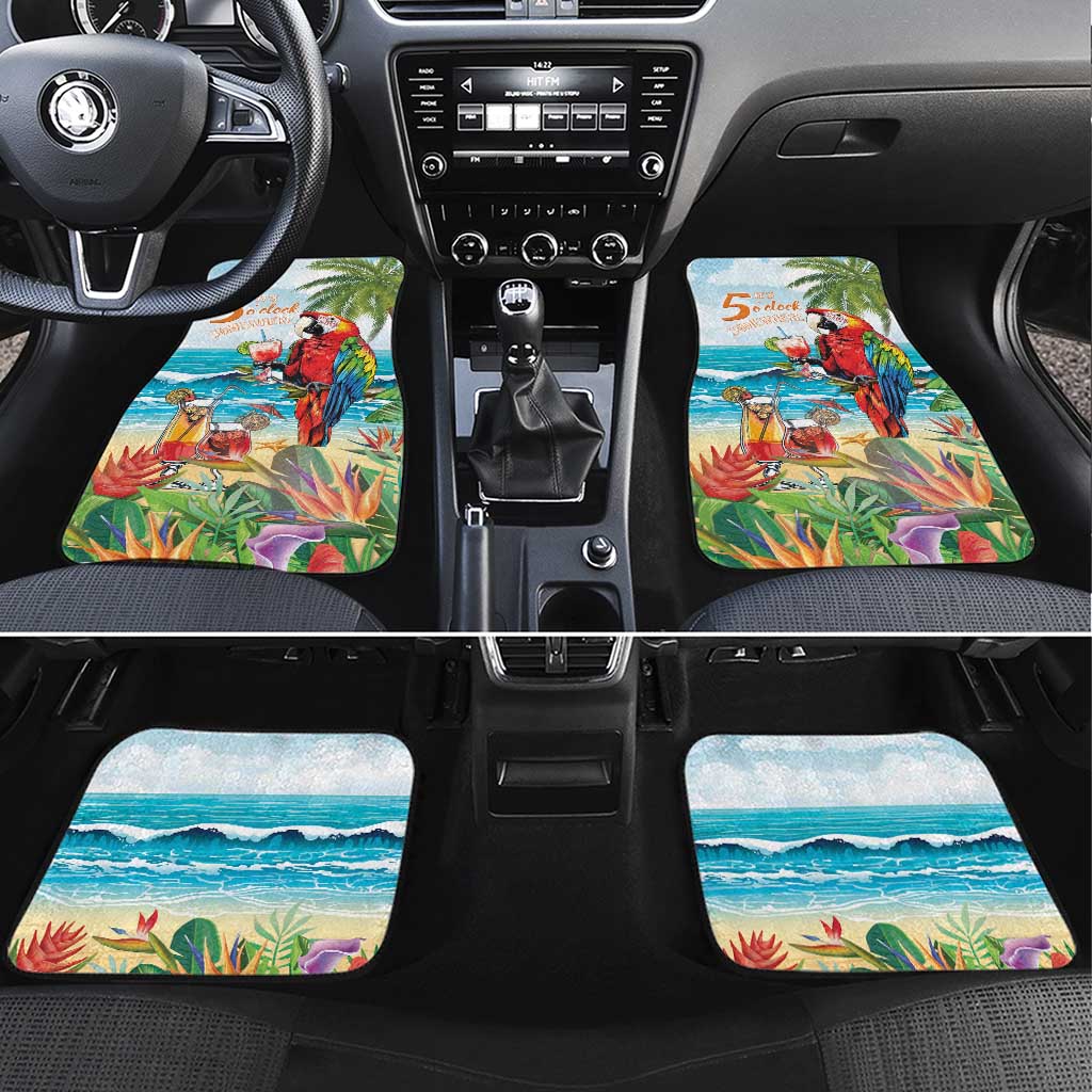 Aloha Hawaii Christmas Car Mats It's 5 o'clock Somewhere LT7 - Wonder Print Shop