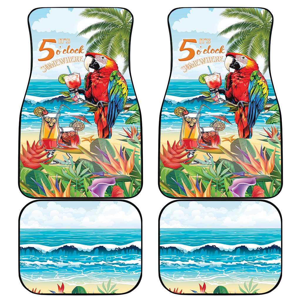 Aloha Hawaii Christmas Car Mats It's 5 o'clock Somewhere LT7 - Wonder Print Shop