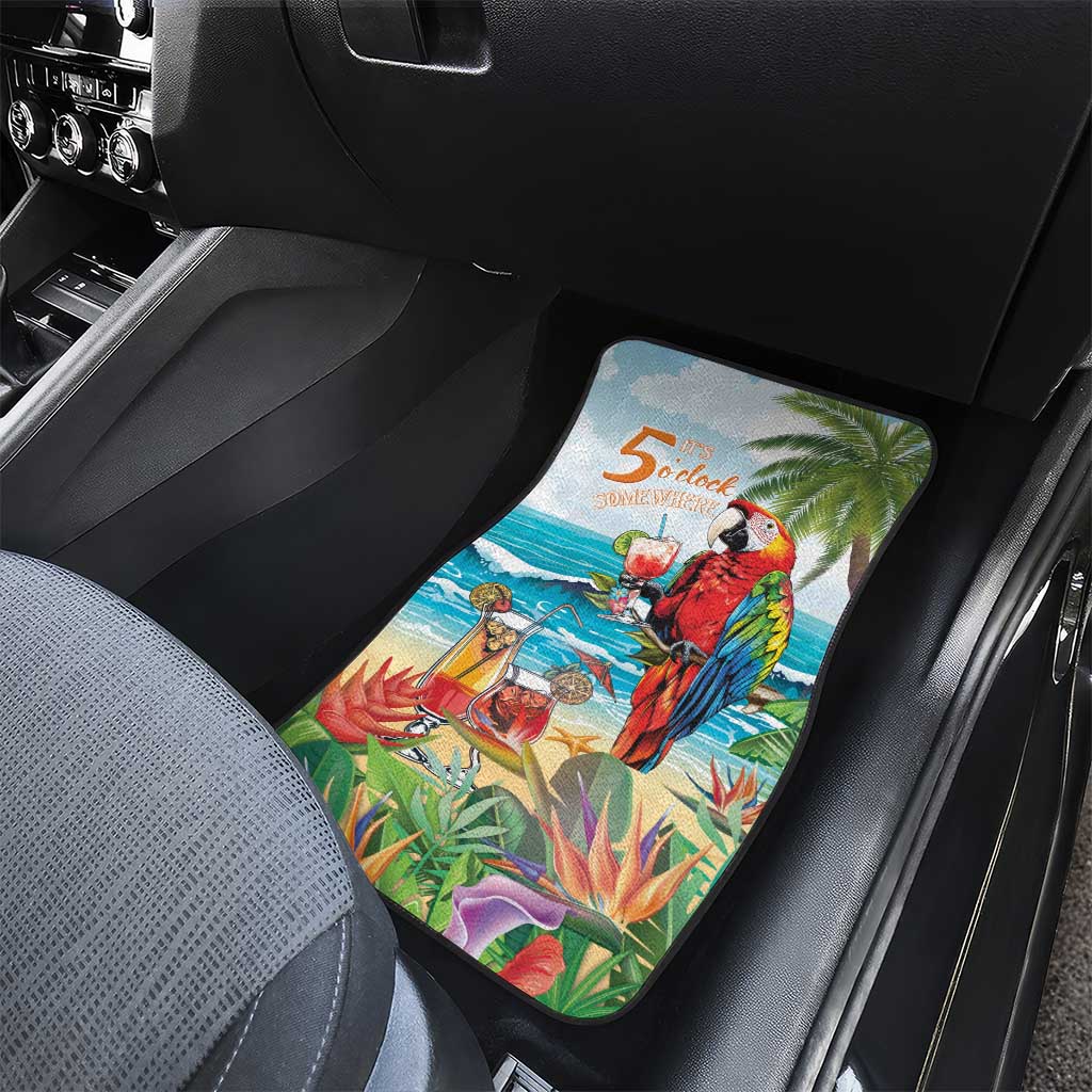 Aloha Hawaii Christmas Car Mats It's 5 o'clock Somewhere LT7 - Wonder Print Shop