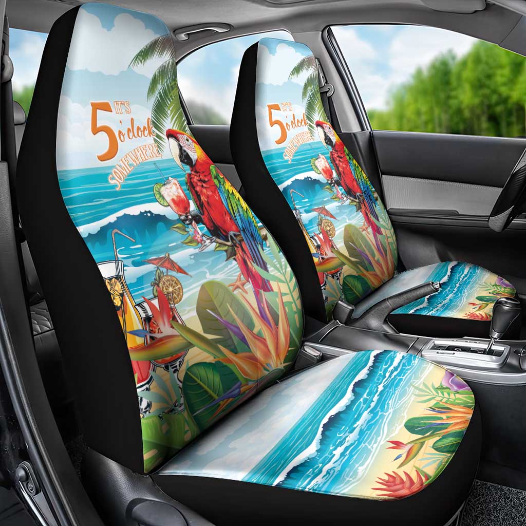Aloha Hawaii Christmas Car Seat Cover It's 5 o'clock Somewhere LT7 - Wonder Print Shop