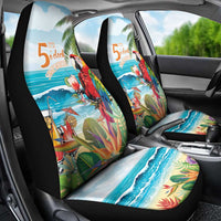 Aloha Hawaii Christmas Car Seat Cover It's 5 o'clock Somewhere LT7 - Wonder Print Shop