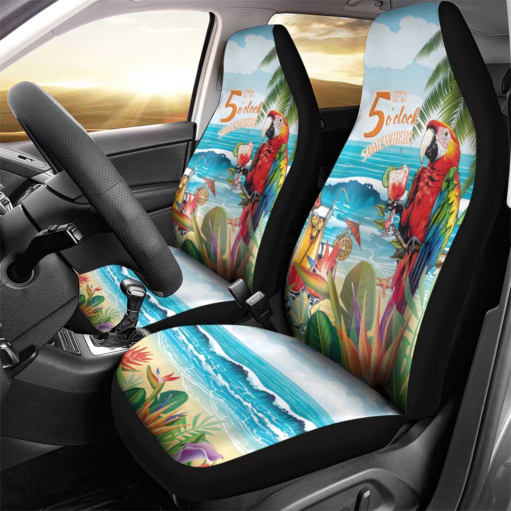 Aloha Hawaii Christmas Car Seat Cover It's 5 o'clock Somewhere LT7 - Wonder Print Shop