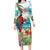 Aloha Hawaii Christmas Family Matching Long Sleeve Bodycon Dress and Hawaiian Shirt It's 5 o'clock Somewhere LT7 - Wonder Print Shop