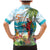 Aloha Hawaii Christmas Family Matching Mermaid Dress and Hawaiian Shirt It's 5 o'clock Somewhere LT7 - Wonder Print Shop