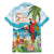 Aloha Hawaii Christmas Family Matching Mermaid Dress and Hawaiian Shirt It's 5 o'clock Somewhere LT7 - Wonder Print Shop