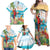Aloha Hawaii Christmas Family Matching Off Shoulder Maxi Dress and Hawaiian Shirt It's 5 o'clock Somewhere LT7 - Wonder Print Shop