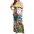Aloha Hawaii Christmas Family Matching Off Shoulder Maxi Dress and Hawaiian Shirt It's 5 o'clock Somewhere LT7 - Wonder Print Shop