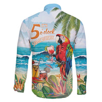 Aloha Hawaii Christmas Family Matching Short Sleeve Bodycon Dress and Hawaiian Shirt It's 5 o'clock Somewhere - Wonder Print Shop
