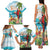 Aloha Hawaii Christmas Family Matching Tank Maxi Dress and Hawaiian Shirt It's 5 o'clock Somewhere - Wonder Print Shop