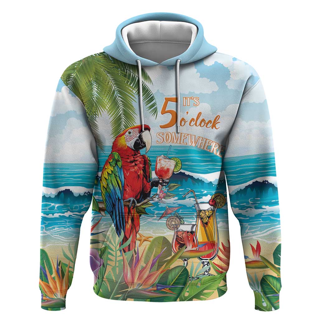 Aloha Hawaii Christmas Hoodie It's 5 o'clock Somewhere - Wonder Print Shop