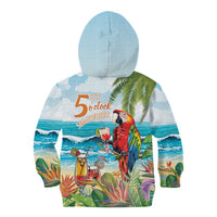Aloha Hawaii Christmas Kid Hoodie It's 5 o'clock Somewhere - Wonder Print Shop