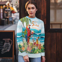 Aloha Hawaii Christmas Ugly Christmas Sweater It's 5 o'clock Somewhere - Wonder Print Shop