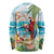 Aloha Hawaii Christmas Long Sleeve Shirt It's 5 o'clock Somewhere - Wonder Print Shop