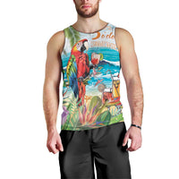 Aloha Hawaii Christmas Men Tank Top It's 5 o'clock Somewhere - Wonder Print Shop