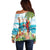Aloha Hawaii Christmas Off Shoulder Sweater It's 5 o'clock Somewhere - Wonder Print Shop