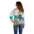 Aloha Hawaii Christmas Off Shoulder Sweater It's 5 o'clock Somewhere - Wonder Print Shop