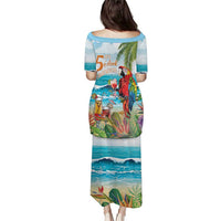 Aloha Hawaii Christmas Puletasi It's 5 o'clock Somewhere - Wonder Print Shop